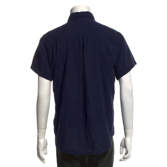 NAKED & FAMOUS
SHORT SLEEVE EASY SHIRT DOUBLE
WEAVE GAUZE SLUB - NAVY
$125.00 S - Picture 6 of 6
